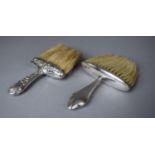 Two Silver Crumb Brushes, One Hallmarked for Chester 1907, The Other Stamped Sterling