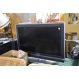 A Sony Bravia 31" Flat Screen Remote with Remote