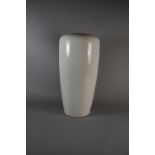 A Large Modern White Glazed Vase, 40cm High