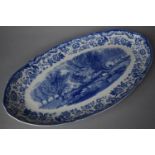 A Spode Signature Collection Rural Scenes Pattern Fish Dish, Limited Edition No 553-1500 (2003