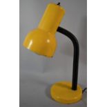 A Vintage Adjustable Desktop Reading Lamp, 35cm high