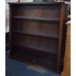 A Modern Three Shelf Open Bookcase, 96cm Wide