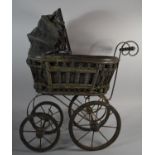 A Modern Vintage Style Dolls Pram, 50cm Wide