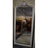 A Large Composition Framed Reproduction Pier Mirror, 2m high