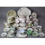 A Large Collection of Floral Pattern Ceramics and Teawares to Include Shelley examples, Carlton