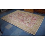 A Laura Ashley Cotton and Wool Patterned Rug, 234x166cm
