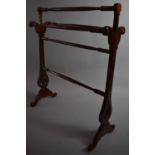 A Reproduction Victorian Style Towel Rail, 73cm wide
