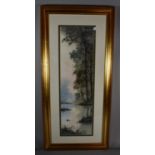 A Framed Watercolour Depicting River Scene by Digby Page, 60.5cm High