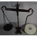 A Pair of Wrought Iron Pan Scales by W&T Avery, 47cm high