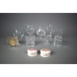 A Collection of Various Masonic Presentation Cut Glassware, Paperweights etc