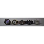 A Collection of Five Gents Wrist Watches, Three Working and Two in Need of Batteries