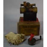 A Vintage Mamod Minor No.2 Horizontal Stationary Steam Engine with Original Box
