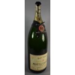 A Moet and Chandon Jeroboam Champagne Bottle, 65cm high (Empty)