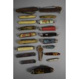 A Collection of Various Vintage Penknives