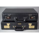 Two Combination Lock Briefcases, 45cm wide