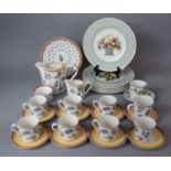 A Collection of Villeroy and Boch Tea and Dinnerwares to Include Switch Plantation Pattern Breakfast