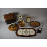 A Collection of Sundries to include Kodak Number 1A Folding Pocket Camera, Light meter, Mantel