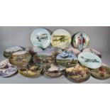 A Collection of Various Decorated Plates to Include The Farm Year, Coalport Achievement in