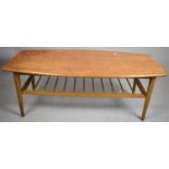 A 1970's Teak Rectangular Coffee Table, 120cm Long