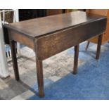 A 19th Century Mahogany Drop Leaf Table, 132cm Wide