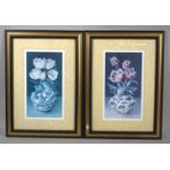 A Pair of Modern Framed Still Life Prints, 38cm High