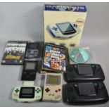 A Collection of Various Gameboy, Sega and Nintendo Vintage Consoles Together with a Selection of