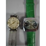 A Mido Multifort Super Automatic Power Wind Stainless Steel Gents Wrist Watch together with a