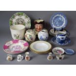 A Collection of Ceramics to Include Royal Doulton Character Jug, Spode Sandwich Plate, Wedgwood Wood
