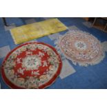 Three Chinese Woollen Rugs