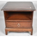 A Stag Bedside Cabinet, 52cm Wide