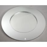 A Modern Circular Wall Mirror, 80cm Diameter