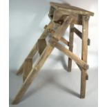 A Vintage Wooden Two Step Step Ladder