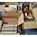 Three Boxes Containing Various Cookery and Art Books