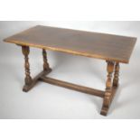 An Oak Rectangular Coffee Table, 91cm Long