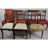 A Collection of 7 Various 19th Century and Later Side Chairs