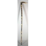 A Vintage Sectional Horn Walking Cane, Probably Anglo Indian, 94cms Long