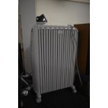 A Delonghi Oil Filled Electric Radiator, 45cm wide