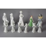 A Collection of English and Continental Figural Ornaments to include Spode, Royal Doulton, Nao