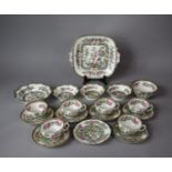 A Collection of Coalport Indian Tree to Comprise Six Cups, Six Saucers, Three Bowls, One Cake Plate,