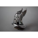 A Vintage Chromed Rover Viking Car Mascot, (10cm high Not Including Cap)