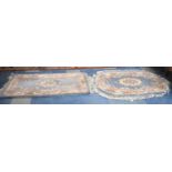Two Chinese Woollen Rugs, 152x78cm
