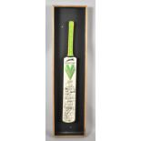 An Autographed Cricket Bat, Australia vs South Africa Series 2005/6 to Include Pointing,