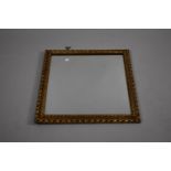 A Piecerced and Moulded Gilt Framed Rectangular Wall Mirror, 62cm x 59cm