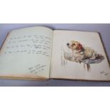 An Early/Mid 20th Autograph Album Containing Rhymes, Sketches and Pen and Ink Drawings, C.1925-1946