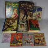 A Collection of Vintage Children's Books and Annuals Together with Military and Coronation