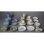 A Collection of Ceramics to Include Seven Pieces of Wedgwood Jasperware, Aynsley Cottage Garden