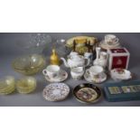 A Collection of Items to include Royal Crown Derby Floral Pattern Teawares to include Bachelors