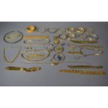 A Collection of Gilt Metal Costume Jewellery