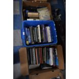 Three Boxes of Various Hardback Books