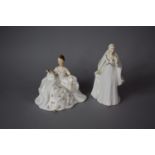 A Royal Doulton Bride, HN2873 Together with a Royal Doulton My Love HN.2339